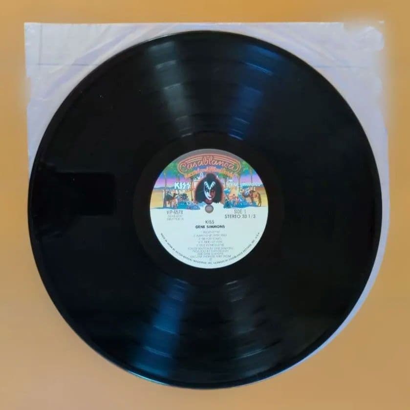 キッス／ジーン・シモンズ【ポスター付き】レコード