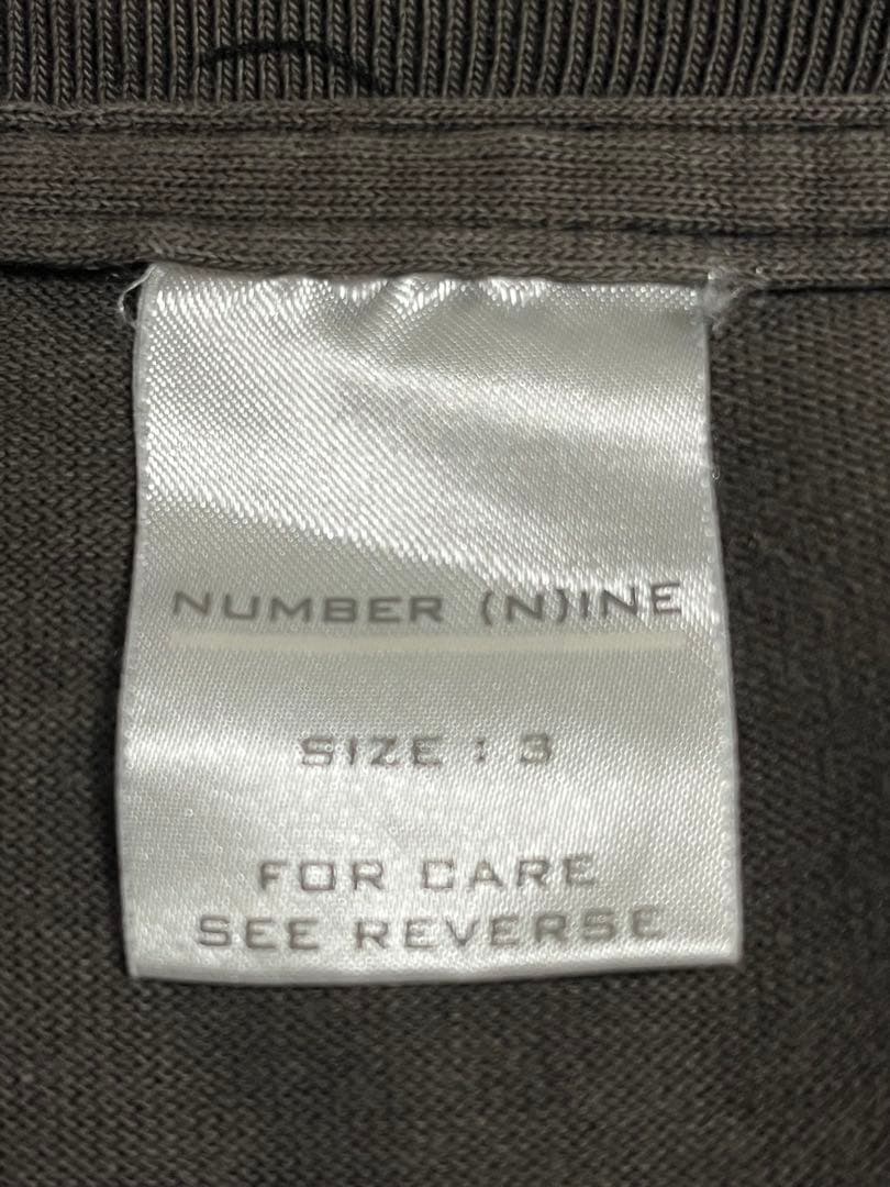 NUMBER NINE スカルプリント Tシャツサイズ3 01ss グランジ