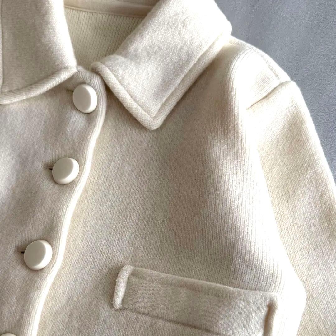 【25AW】 ルルウィルビー デュアルレイヤード ニットジャケット カーディガン