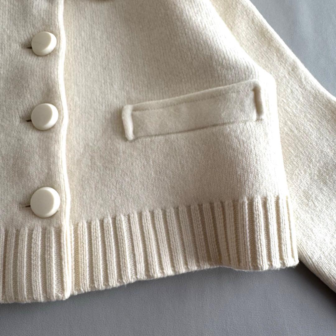 【25AW】 ルルウィルビー デュアルレイヤード ニットジャケット カーディガン
