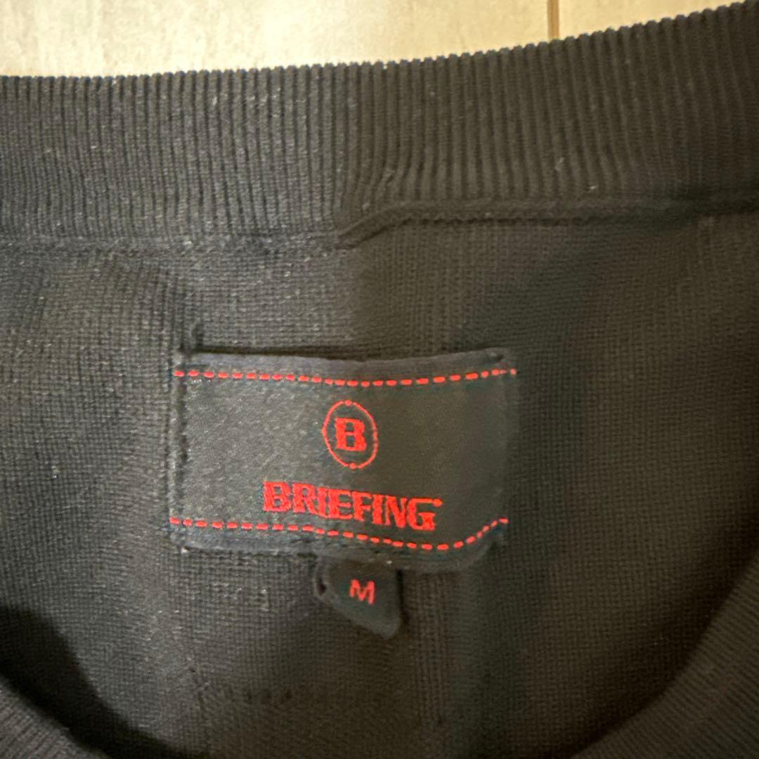 BRIEFING ブラック 長袖セーター M
