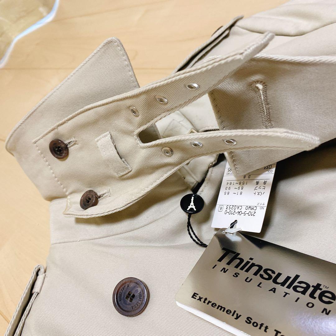 新品タグ付き　23区 トレンチコート　ライナー付き　肩章　ベルト付き　38