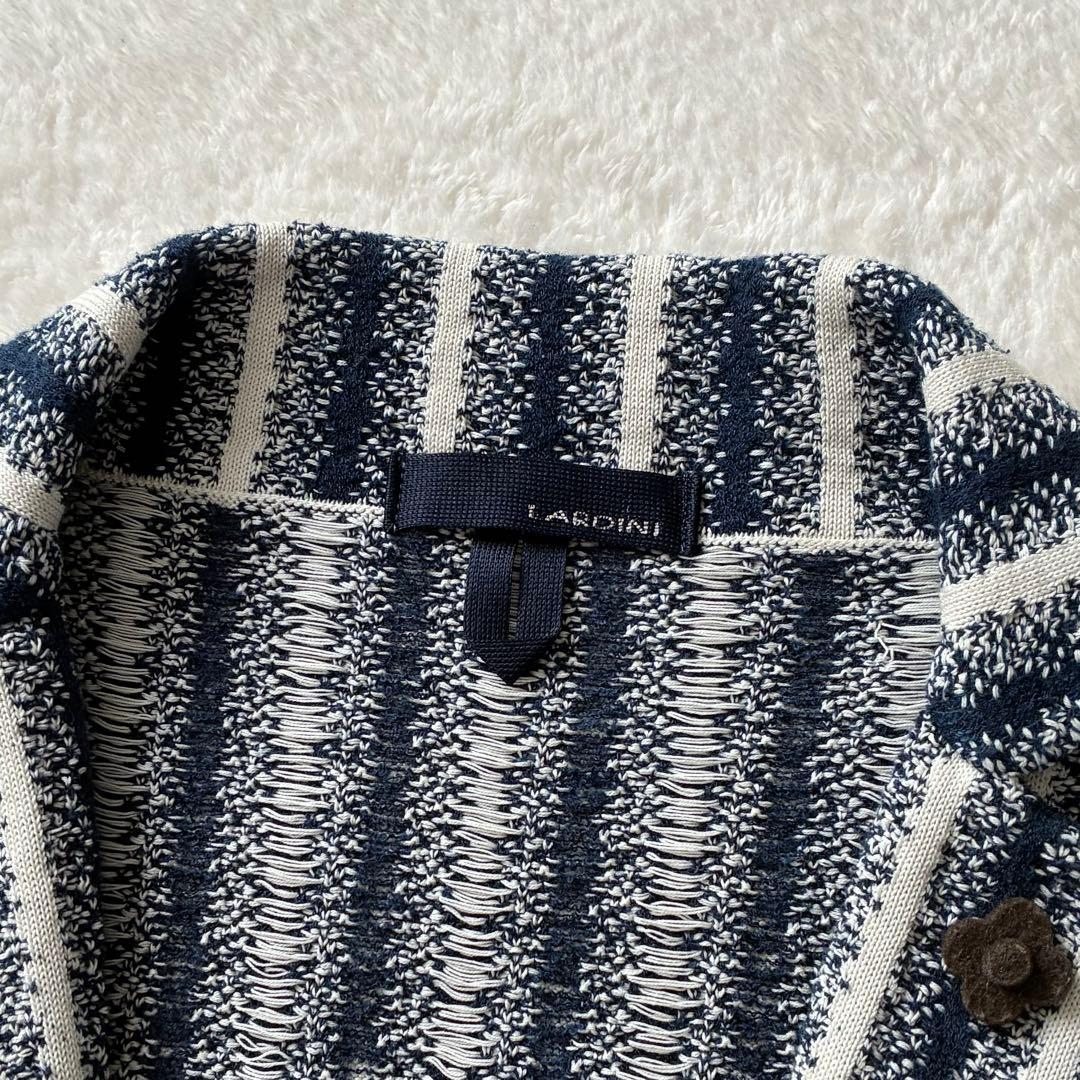【至高の逸品】LARDINI ラルディーニ 高級ニットテーラードジャケット