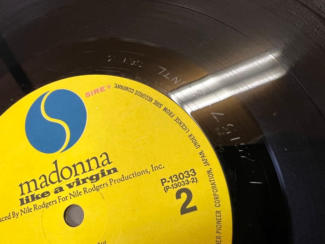 Madonna Like A Virgin 1984 LP洋楽　P-13033