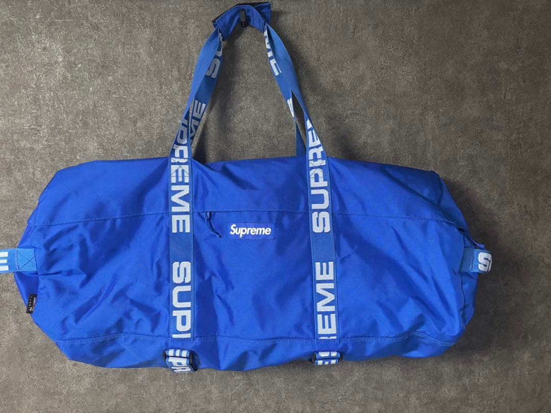 Supreme 18SS LARGE DUFFLE BAG 青