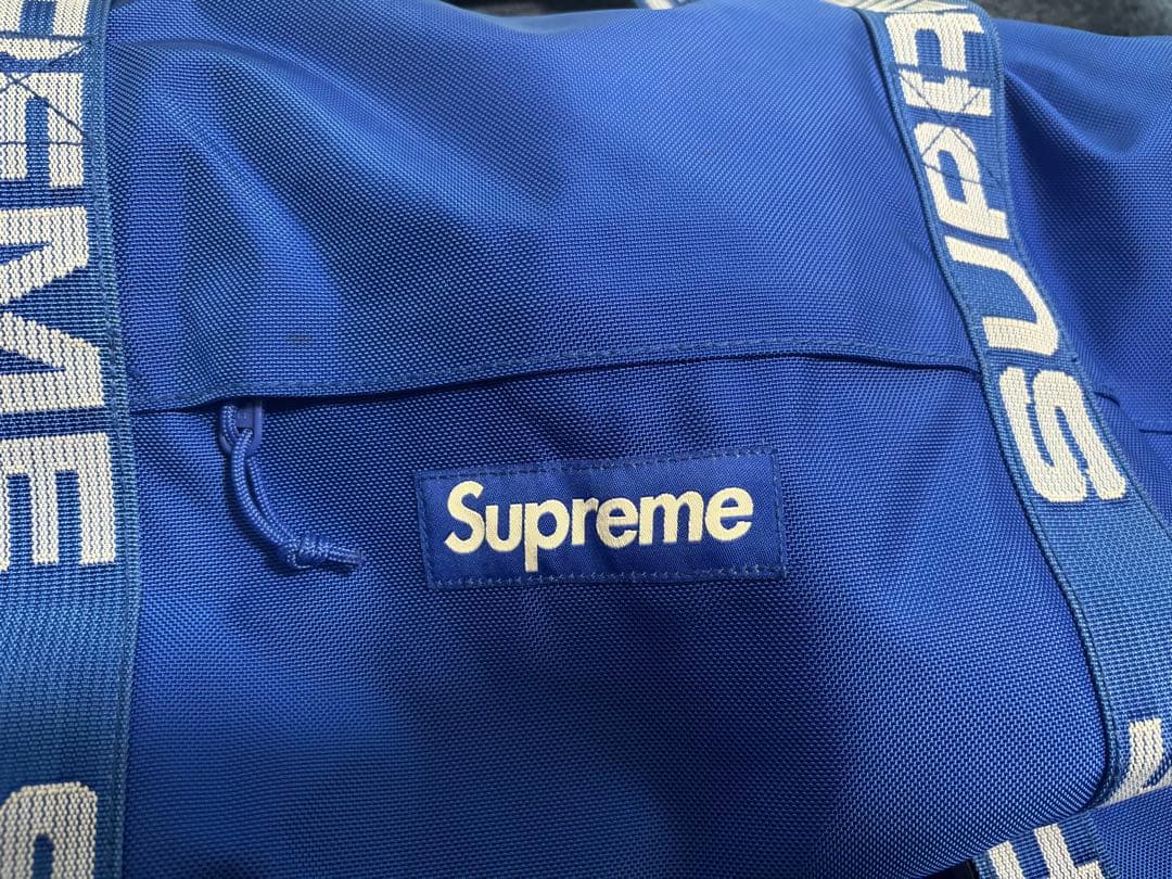 Supreme 18SS LARGE DUFFLE BAG 青