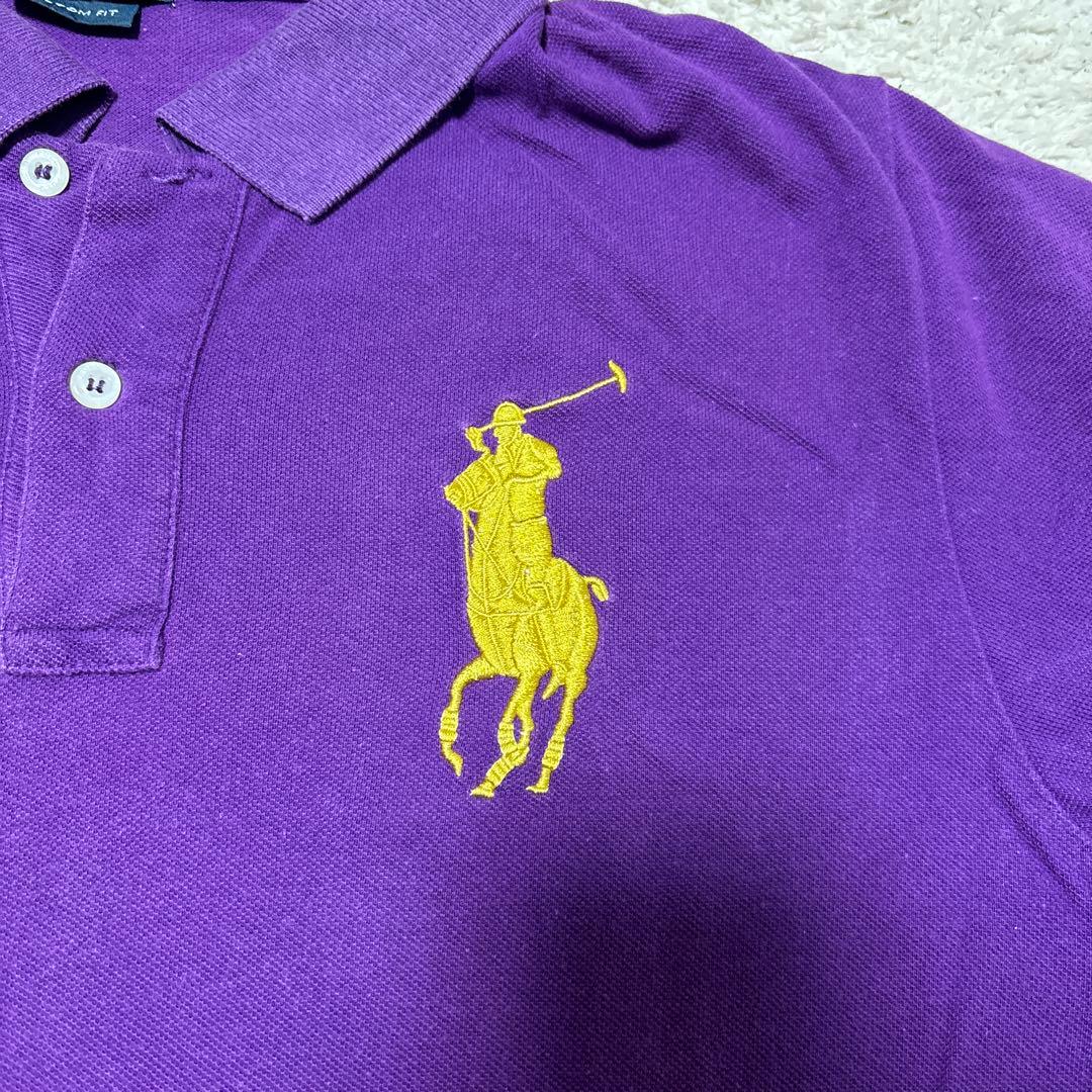 ラルフローレン　Polo ビッグポニーポロシャツ　紫 M