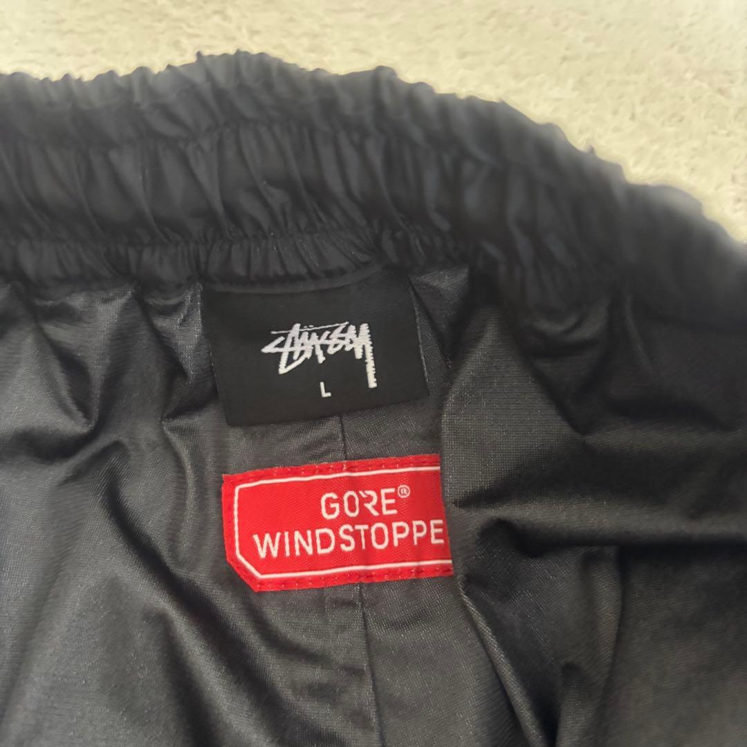 ステューシー GORE WINDSTOPPER ボアパンツ 黒 L