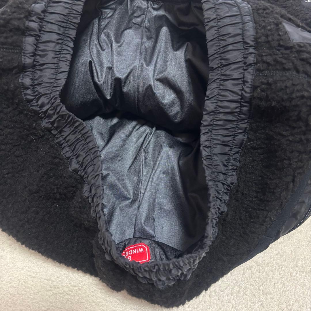 ステューシー GORE WINDSTOPPER ボアパンツ 黒 L