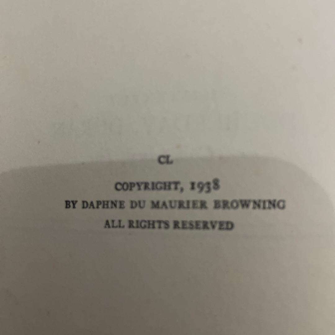 REBECCA  Daphne du Maurier 初版本 希少