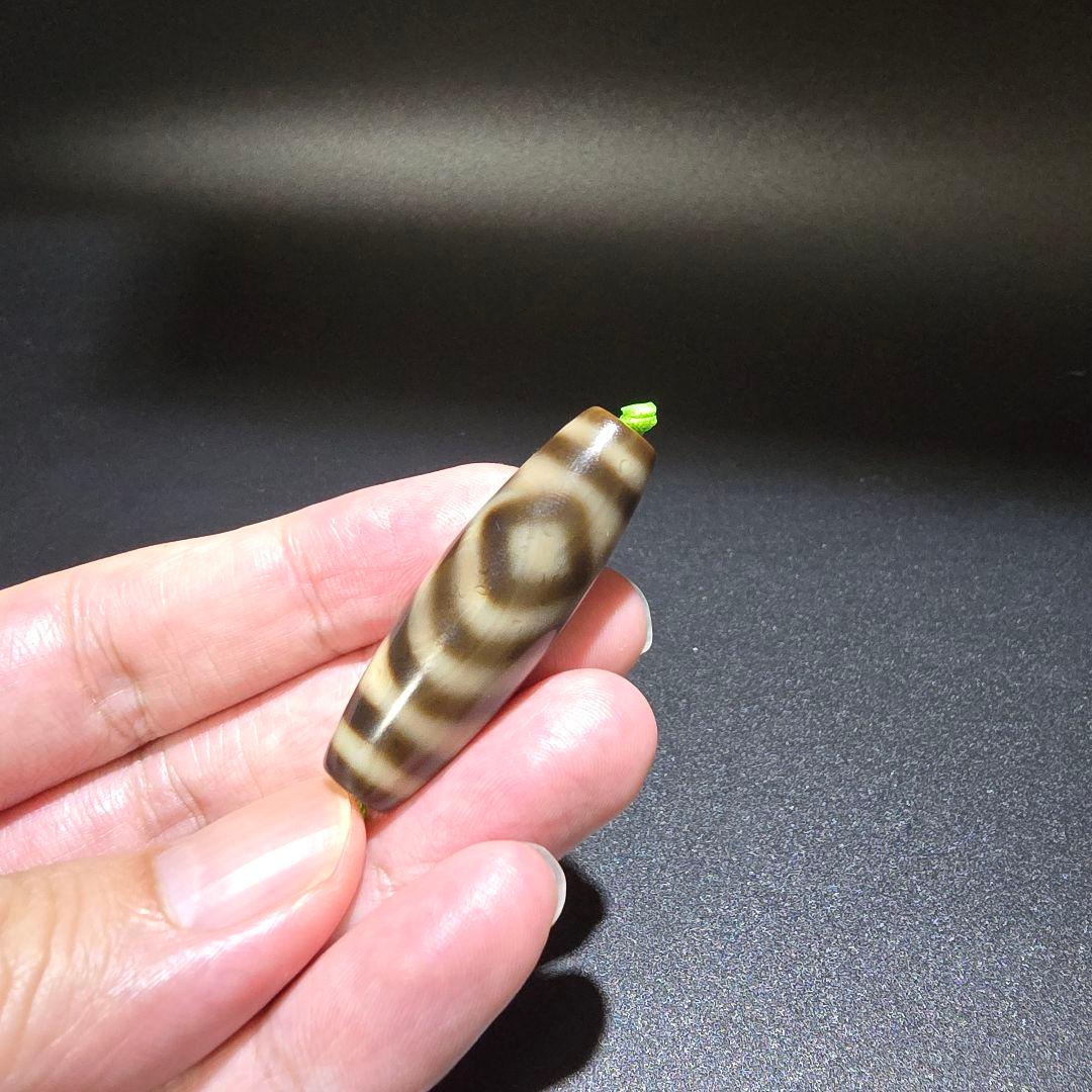 17 老礦　双魚二眼　天珠　天然石　風水　御守り　占い　ブレスレット　ネックレス