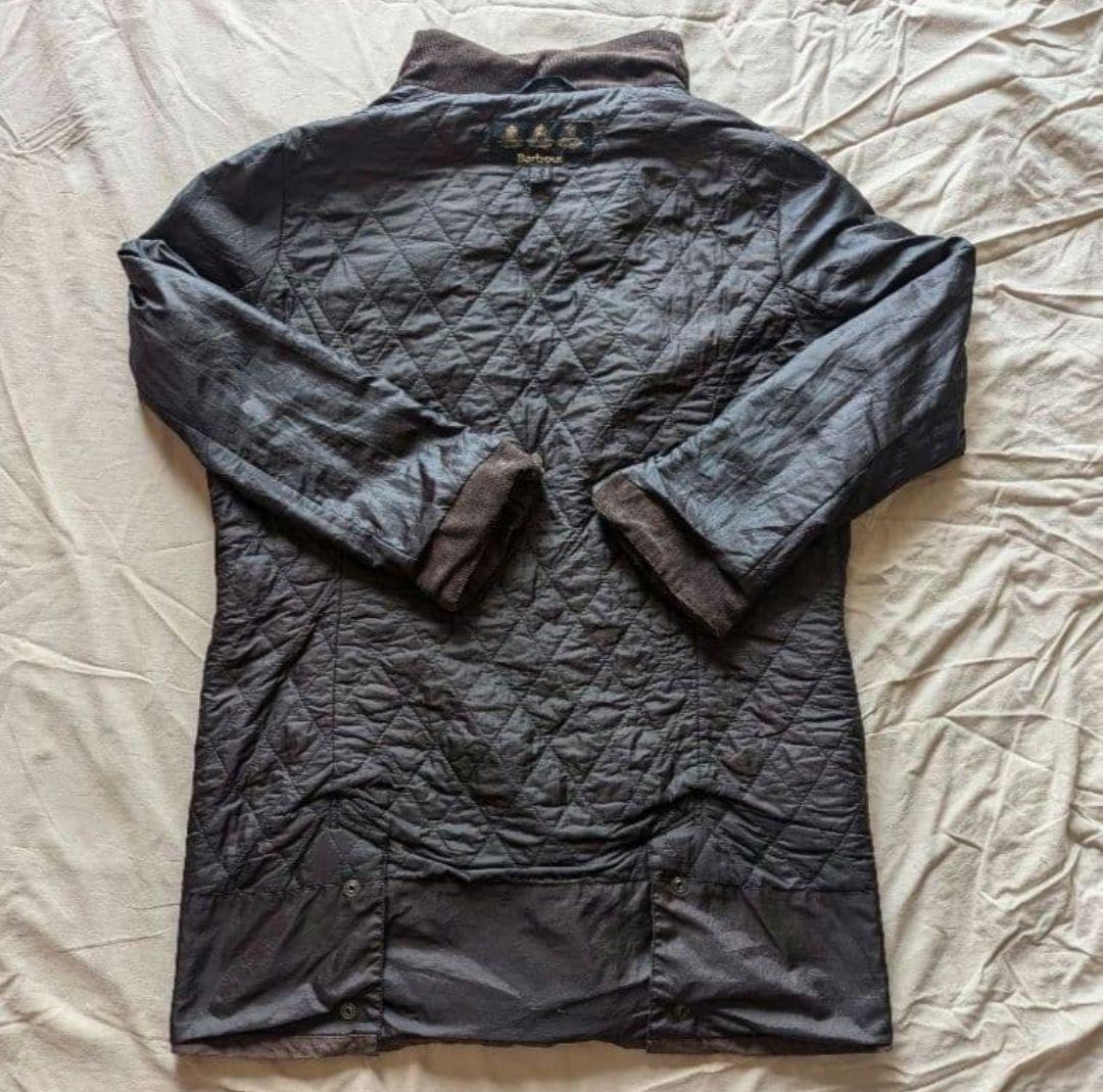 【希少】Barbour International オイルドジャケット　ハーフ丈