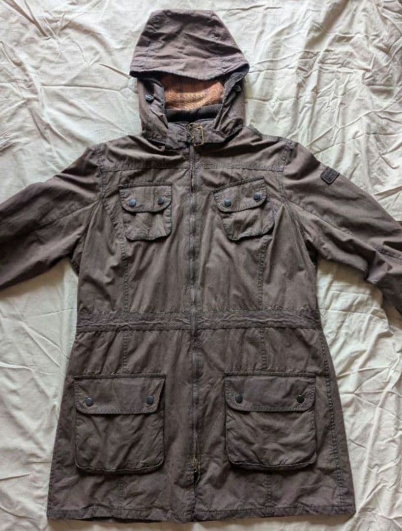 【希少】Barbour International オイルドジャケット　ハーフ丈