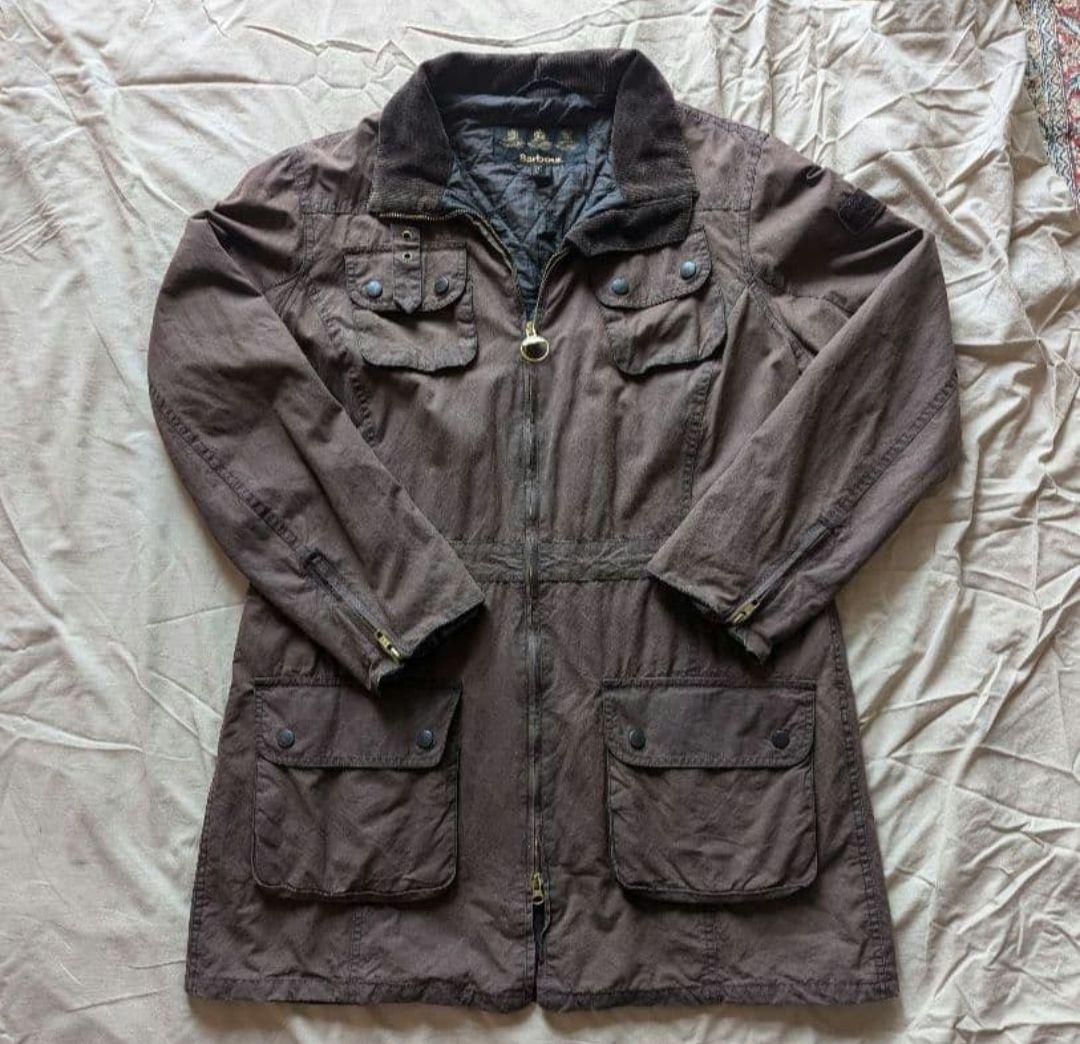 【希少】Barbour International オイルドジャケット　ハーフ丈