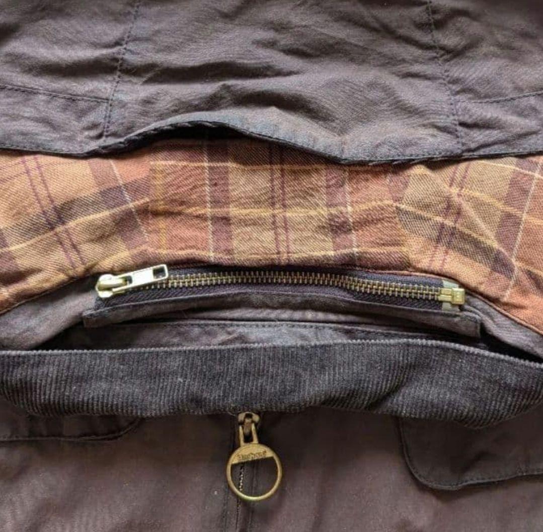 【希少】Barbour International オイルドジャケット　ハーフ丈