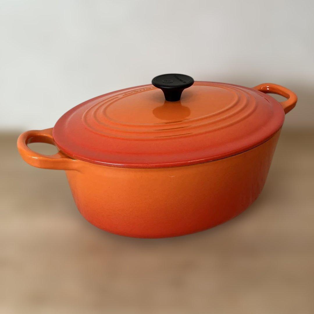 ル・クルーゼ LE CREUTET ココットオーバル 両手鍋 25cm