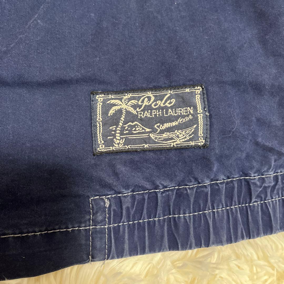 美品　Polo by Ralph Lauren フード付きジャンパー ネイビー