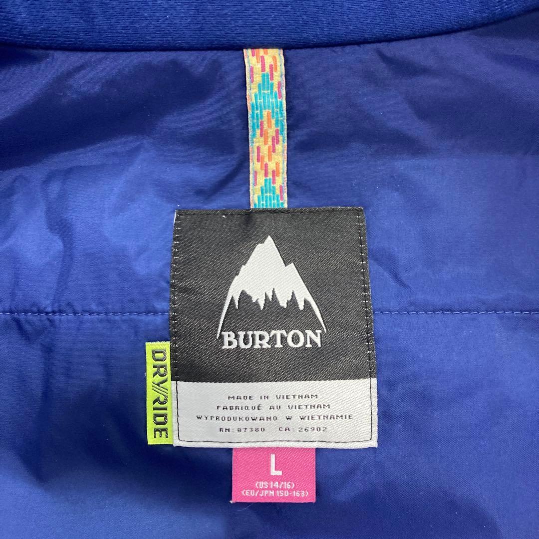 美品Burtonバートン　ガールズ　L(150) スノージャケット 女子