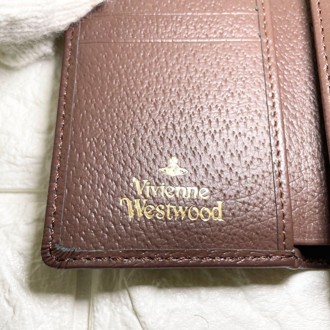 【新品・未使用】Vivienne Westwood 3つ折り財布 ブラウン