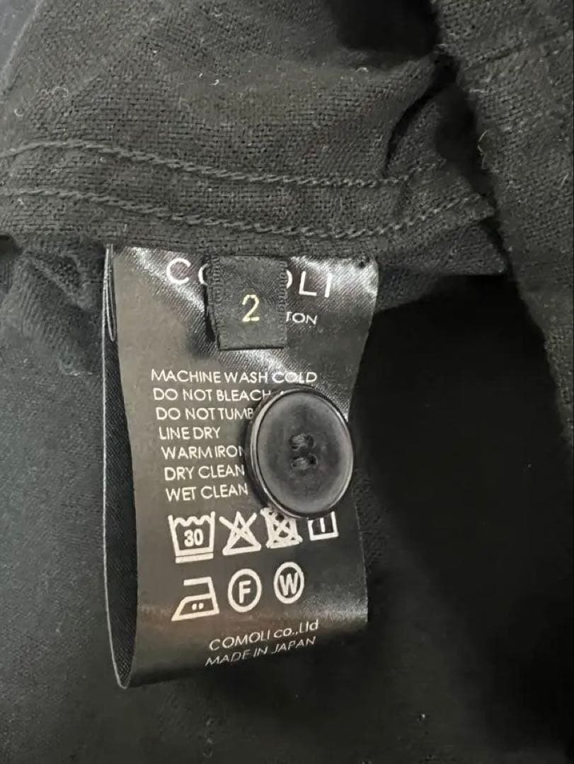 25SS comoliオックス1938ジャケット サイズ2 タグ付き