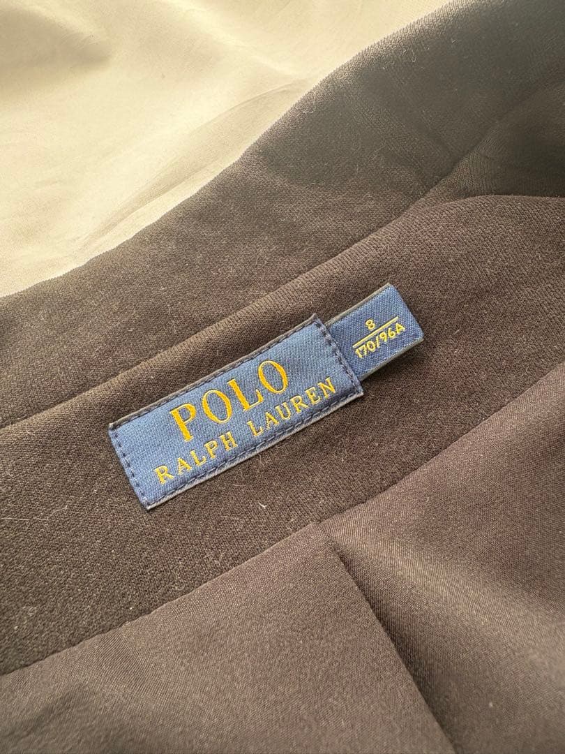 Polo Ralph Lauren 黒ブレザー ゴールド刺繍 ポケット付き