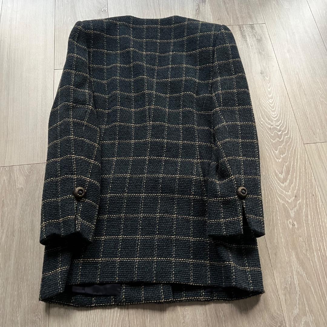 専用Christian Dior ツイード ジャケット チェック ウール