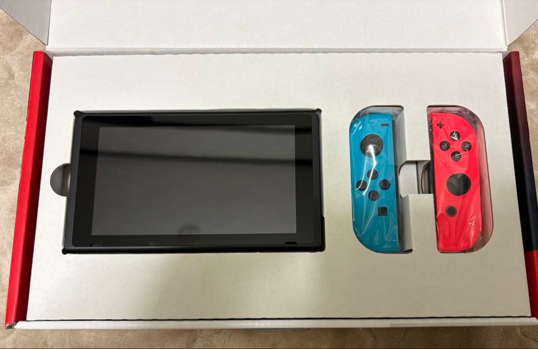 Nintendo Switch ネオンブルー・ネオンレッド 美品バッテリー強化版