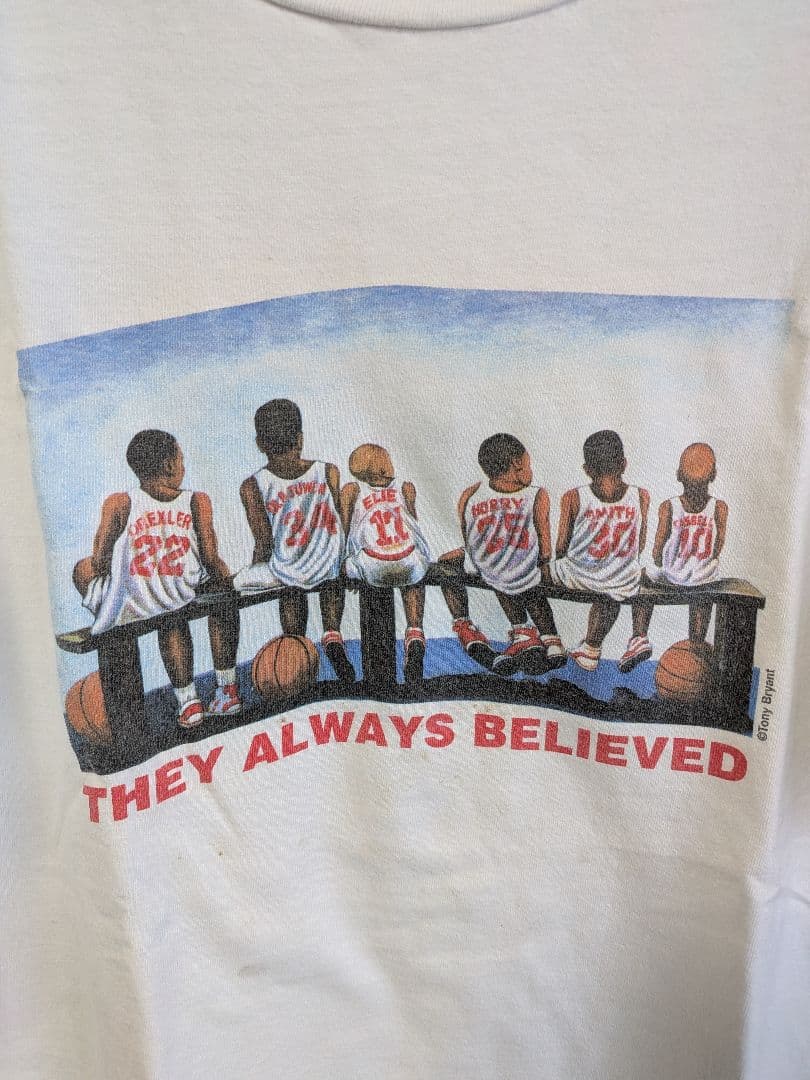 90s Huston Rockets vintage tee USA製