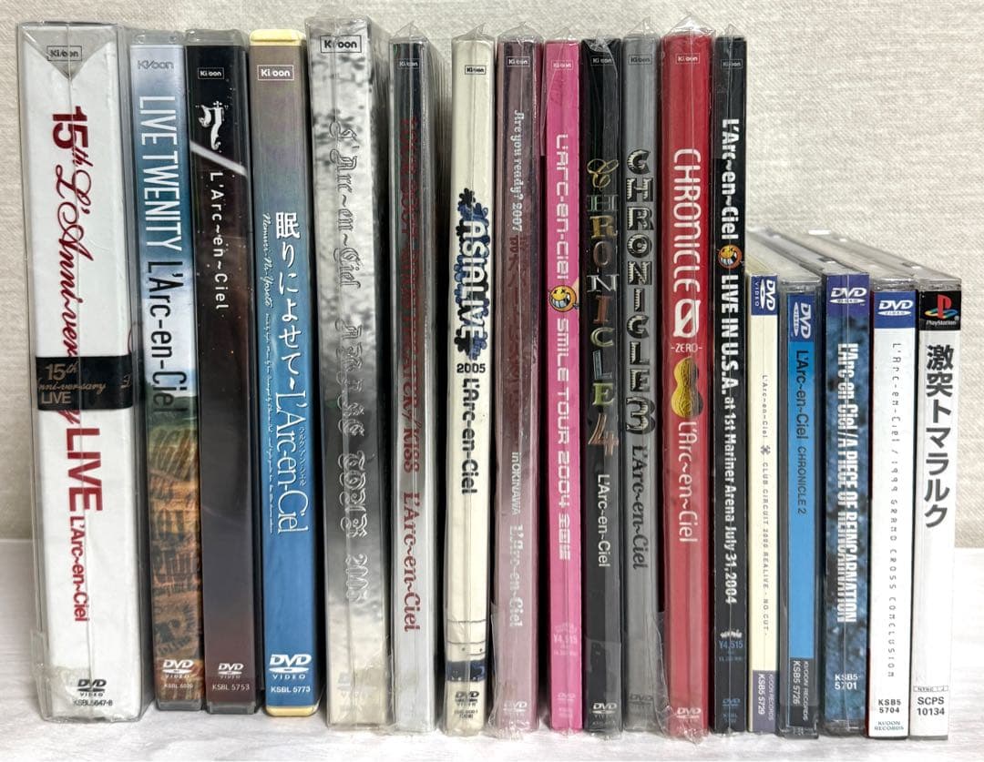 L’Arc~en~Ciel ☆ DVD 17枚 セット + PSソフト