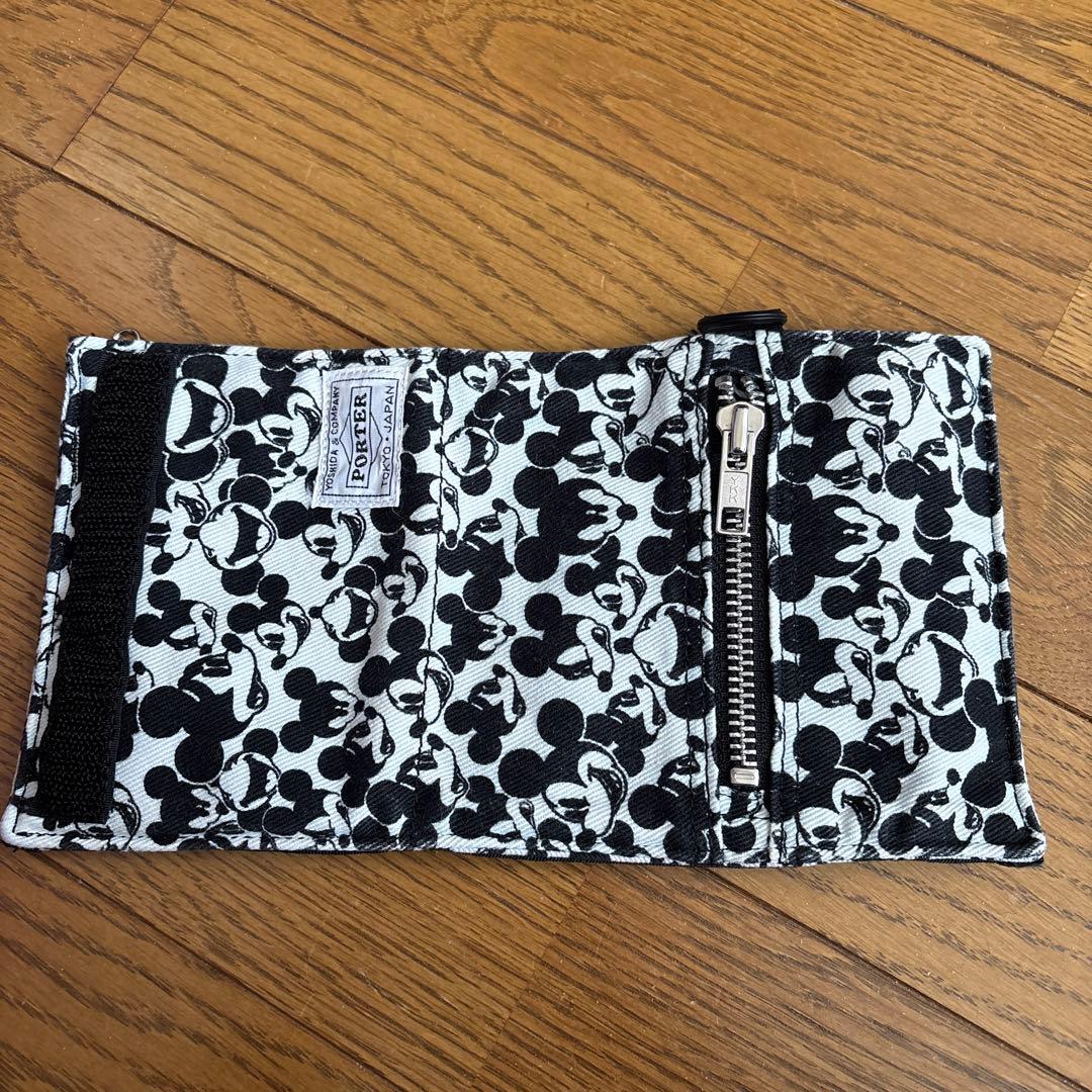 ビームス　ポーター　ミッキー　トリプルコラボ　折り財布　美品