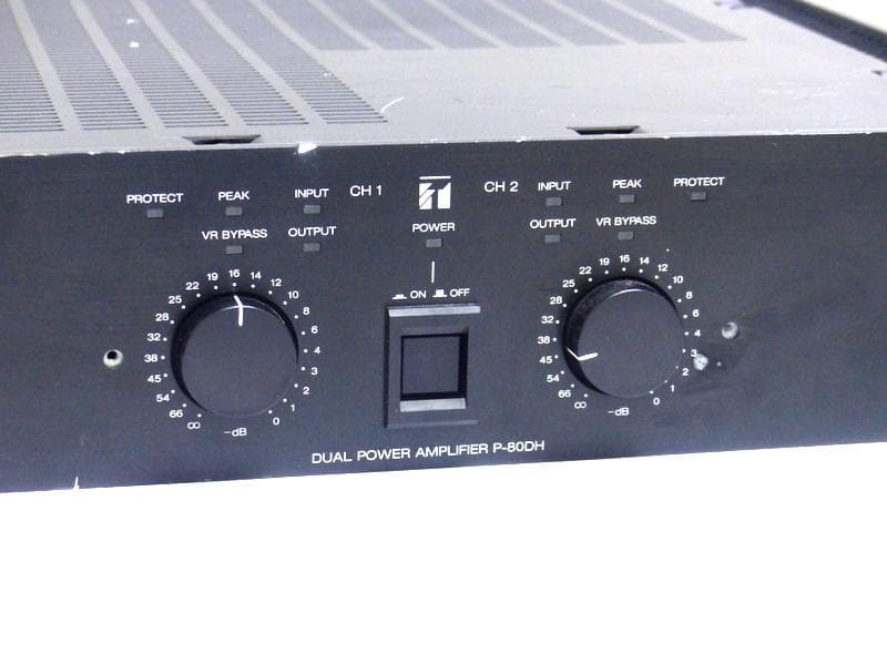【1875】 TOA P-80DH DUAL POWER AMPLIFIER