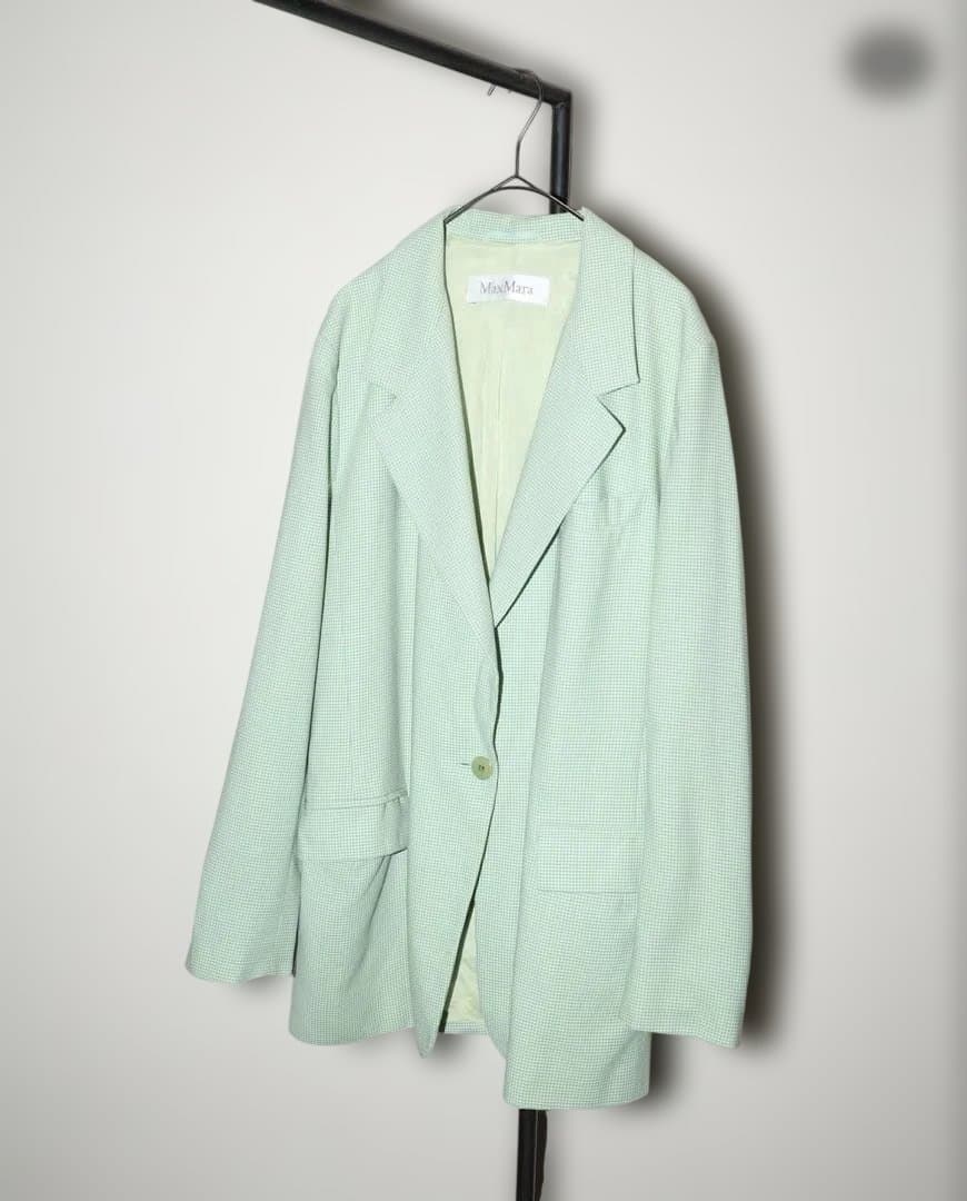 MaxMara ミントグリーン テーラードジャケット