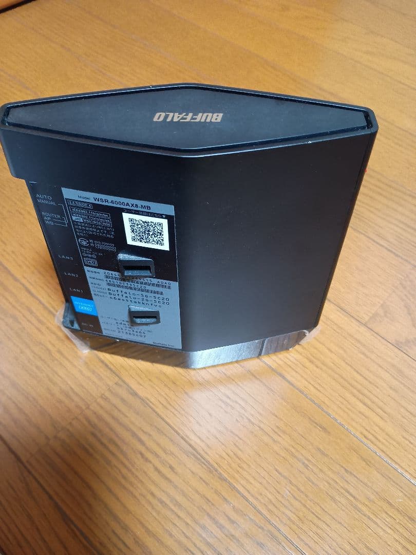 p*t様 BUFFALO WSR-6000AX8-MB Wi-Fi 6ルーター