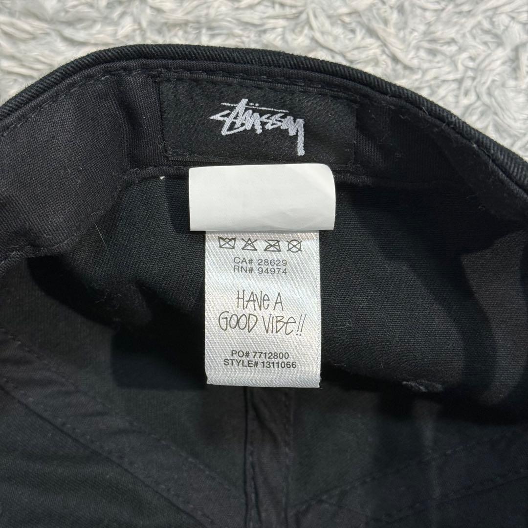 STUSSY Arch Strapback Cap Black キャップ