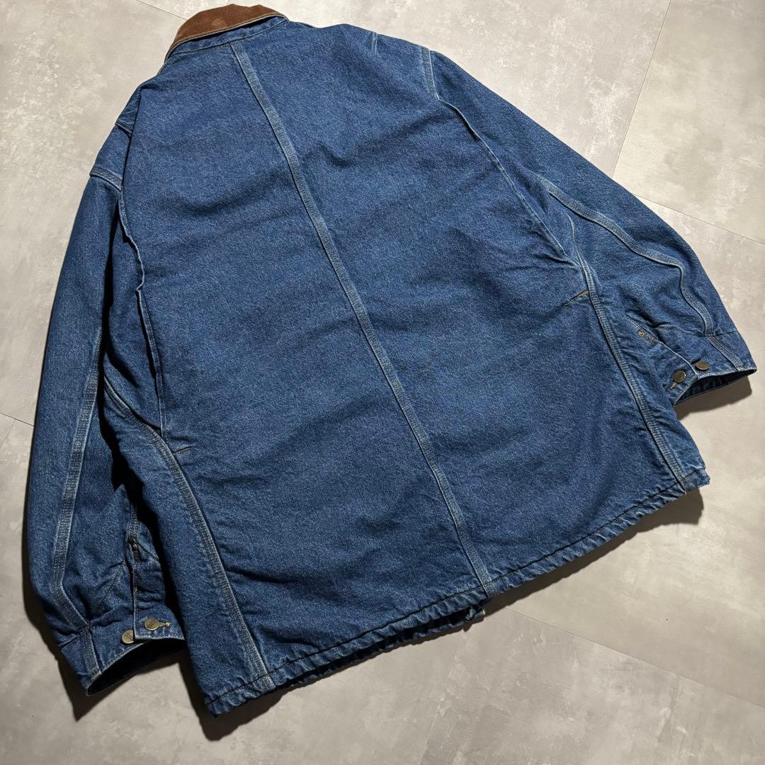 美品 カーハート carhartt デニム カバーオール　チョアコート　USA製