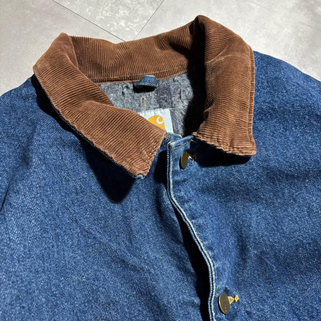 美品 カーハート carhartt デニム カバーオール　チョアコート　USA製