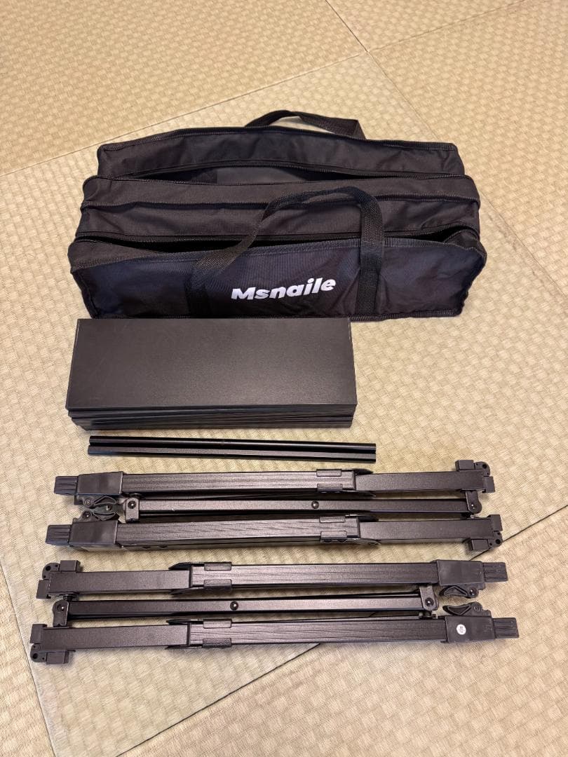 Msnaile IGTテーブル 高さ調整可 軽量アルミ製