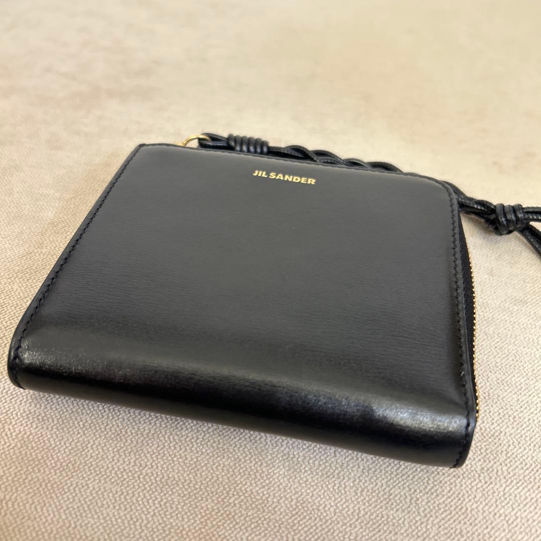 【美品】JIL SANDER TANGLE カードホルダー ブラック