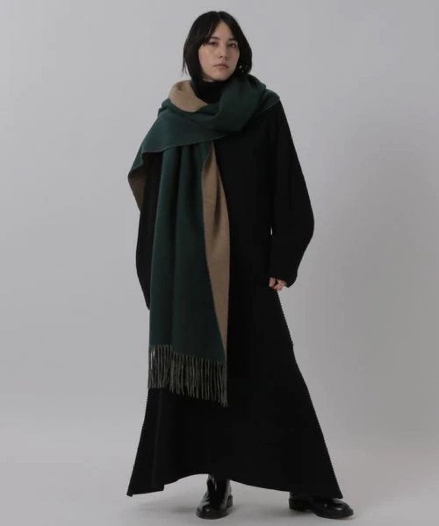 新品未使用タグ付き⭐︎アソースメレ　カオス別注　カシミヤリバーシブルストール