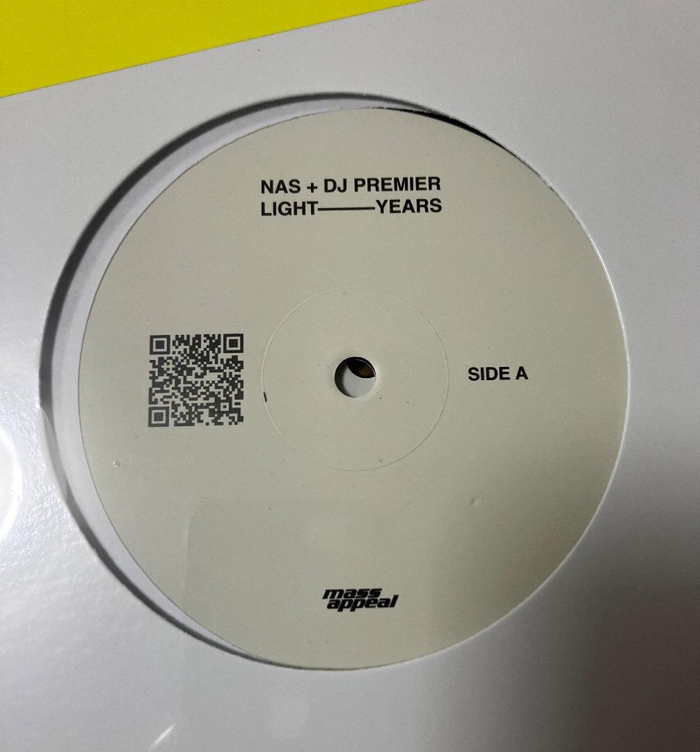 Nas & DJ Premier / Light-Years 2LP イエロー