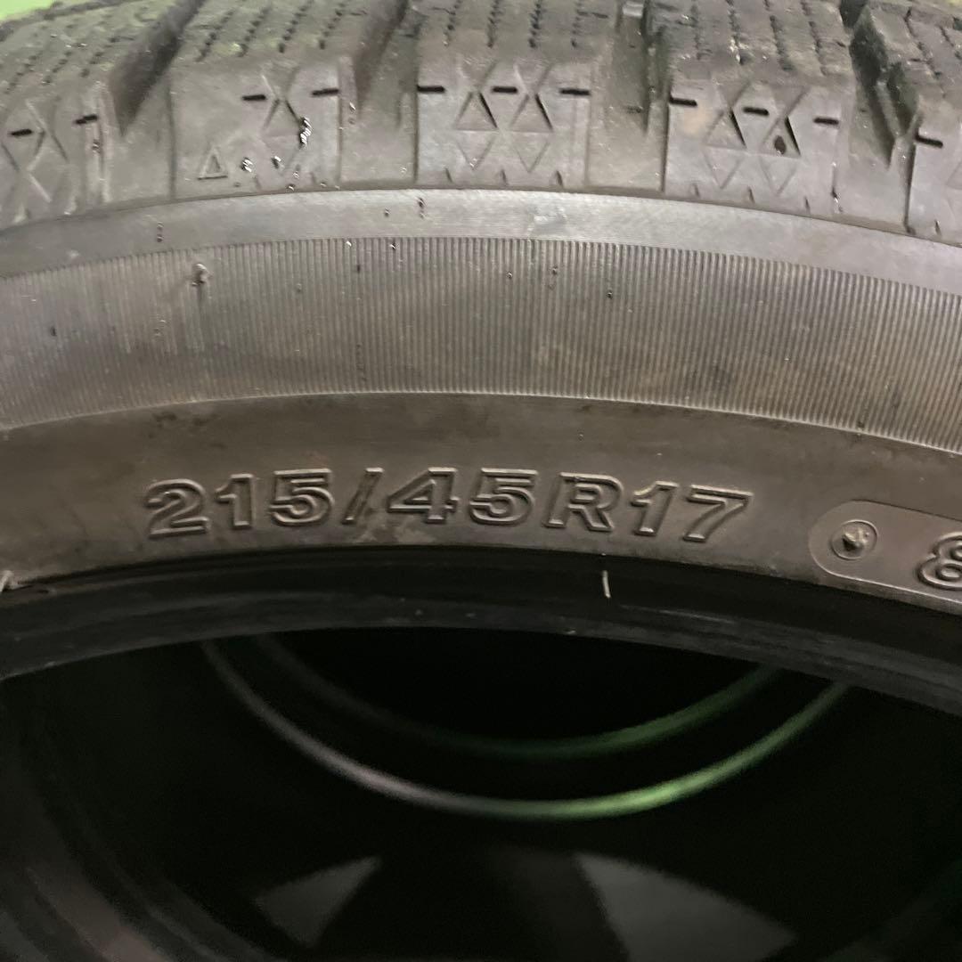 最高峰215/45-17 4本ブリヂストンブリザック VRX2