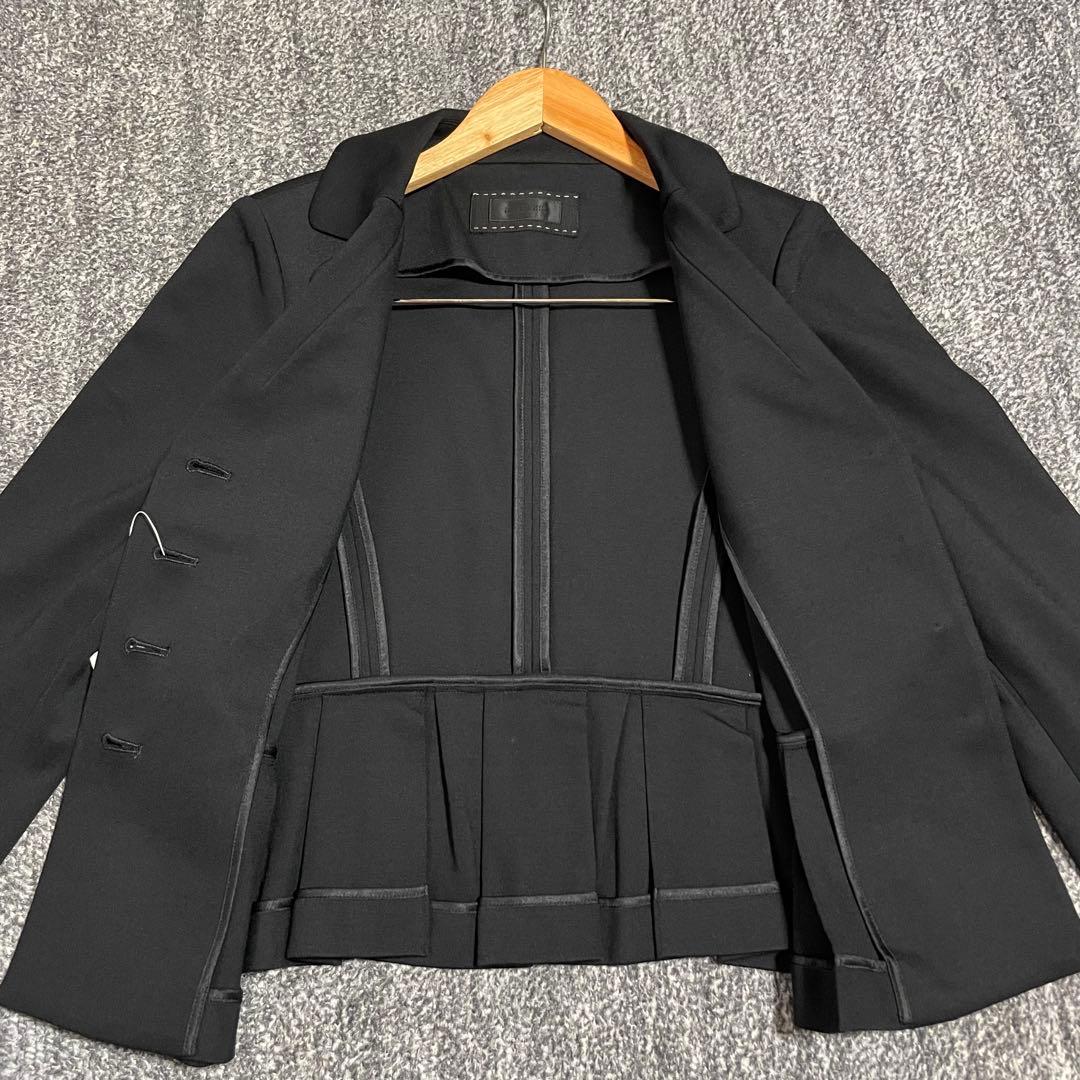 【新品】TO BE CHIC モクロディ ウエストタックジャケット ブラック