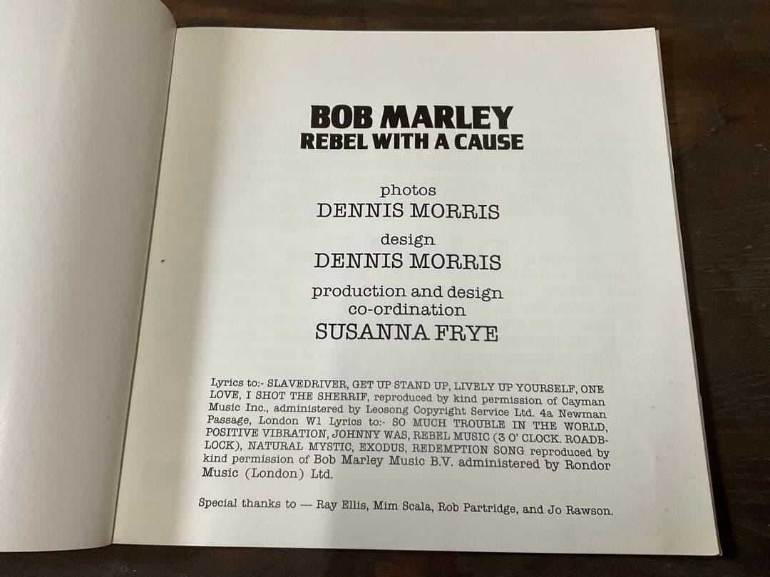 BOB・MARLEY REBEL WITH A CAUSE。【ボブ・マーリー】