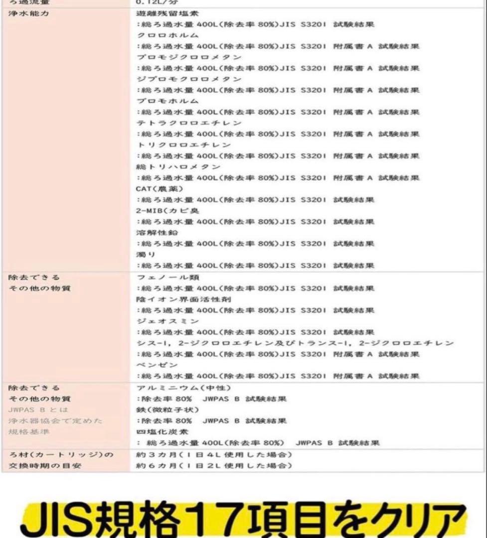 ガイアの水❣️135/ULF-10 ポット型浄水器 交換用カートリッジ 2個入り