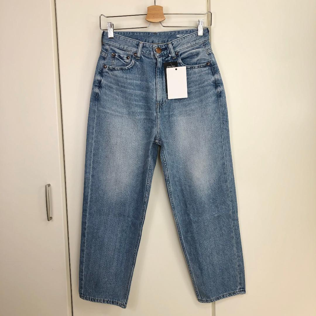 新品 RED CARD ルーズテーパード JAZZ ライトブルー 23