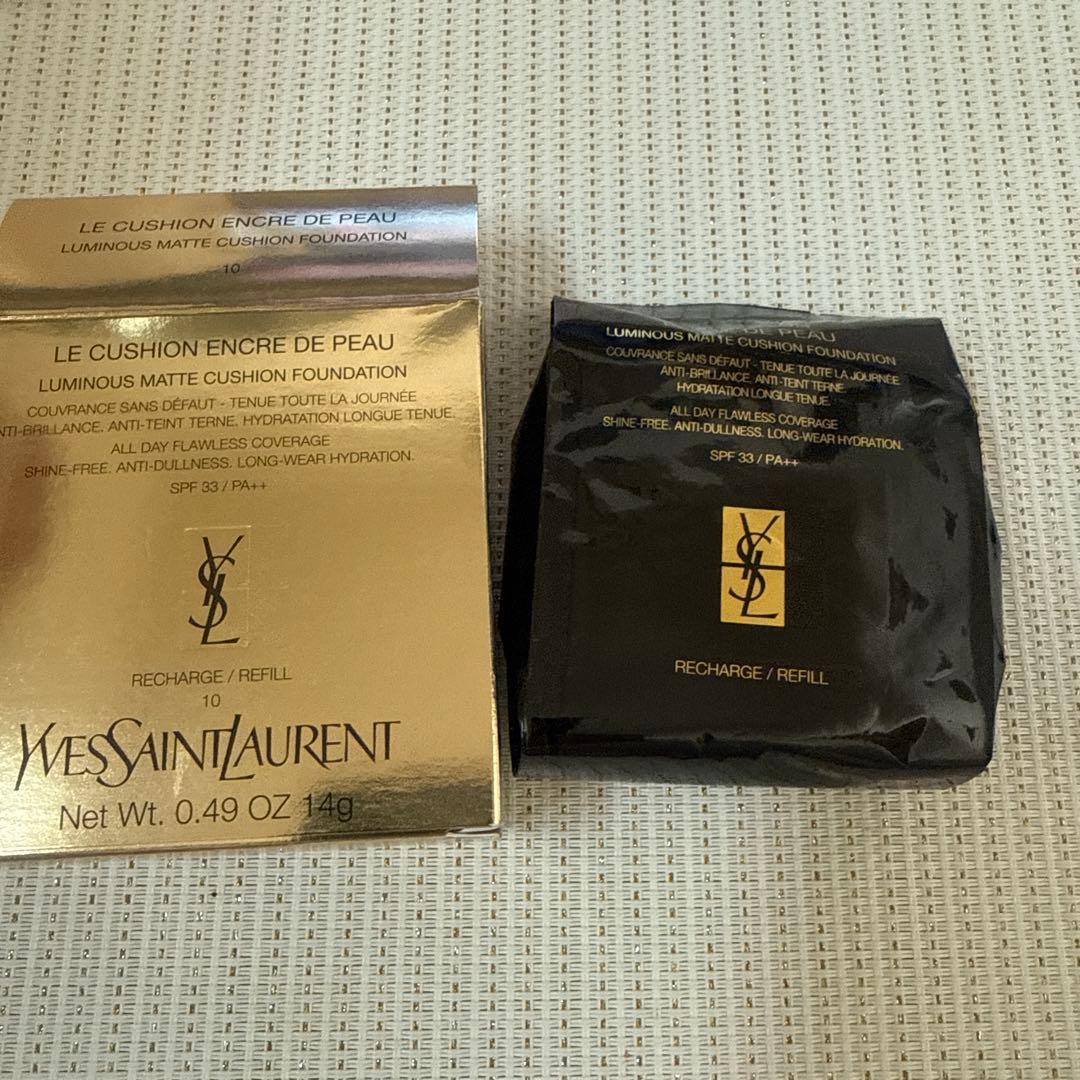 YSL アンクル ド ポー ルクッションN 10 (レフィル)新品　ケース付き