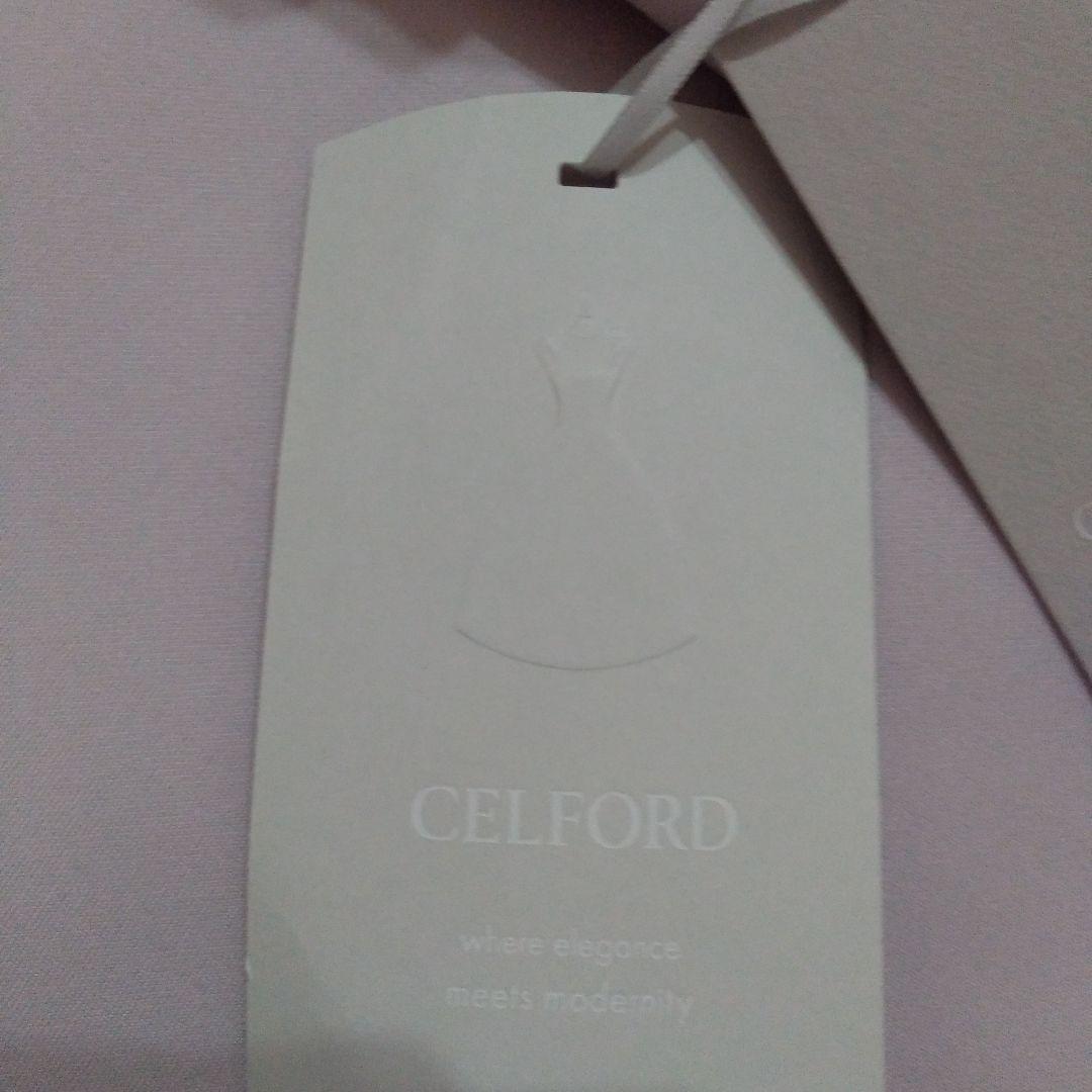 CELFORD ボリュームスリーブポンチコート ピンク セルフォード