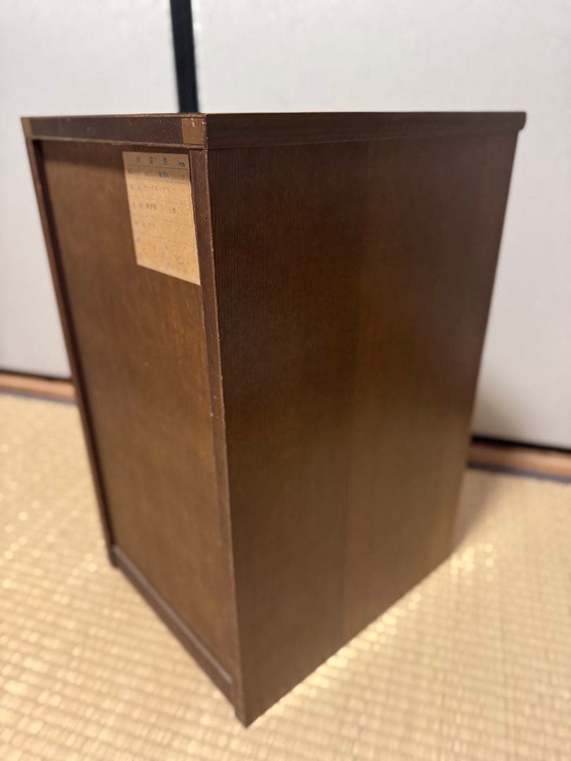 起立木工　小型　サイドキャビネット　アンティーク　5段　美品