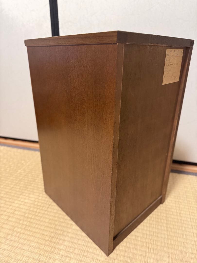 起立木工　小型　サイドキャビネット　アンティーク　5段　美品