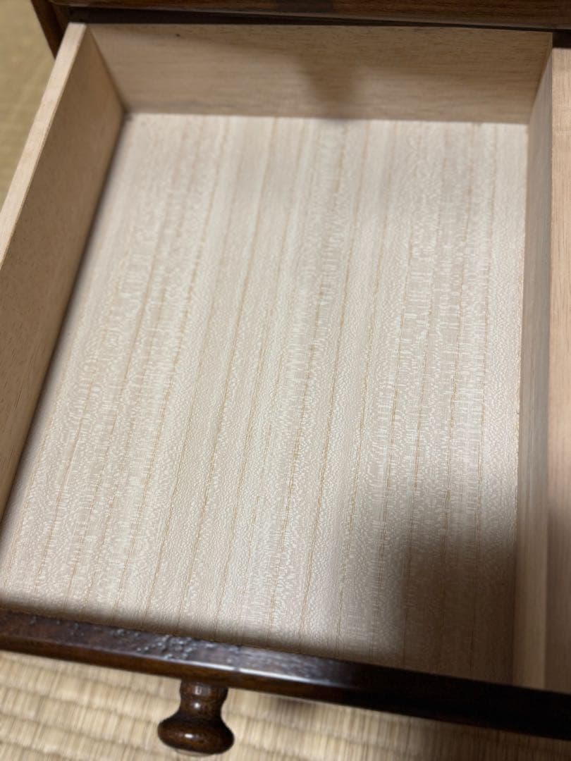 起立木工　小型　サイドキャビネット　アンティーク　5段　美品